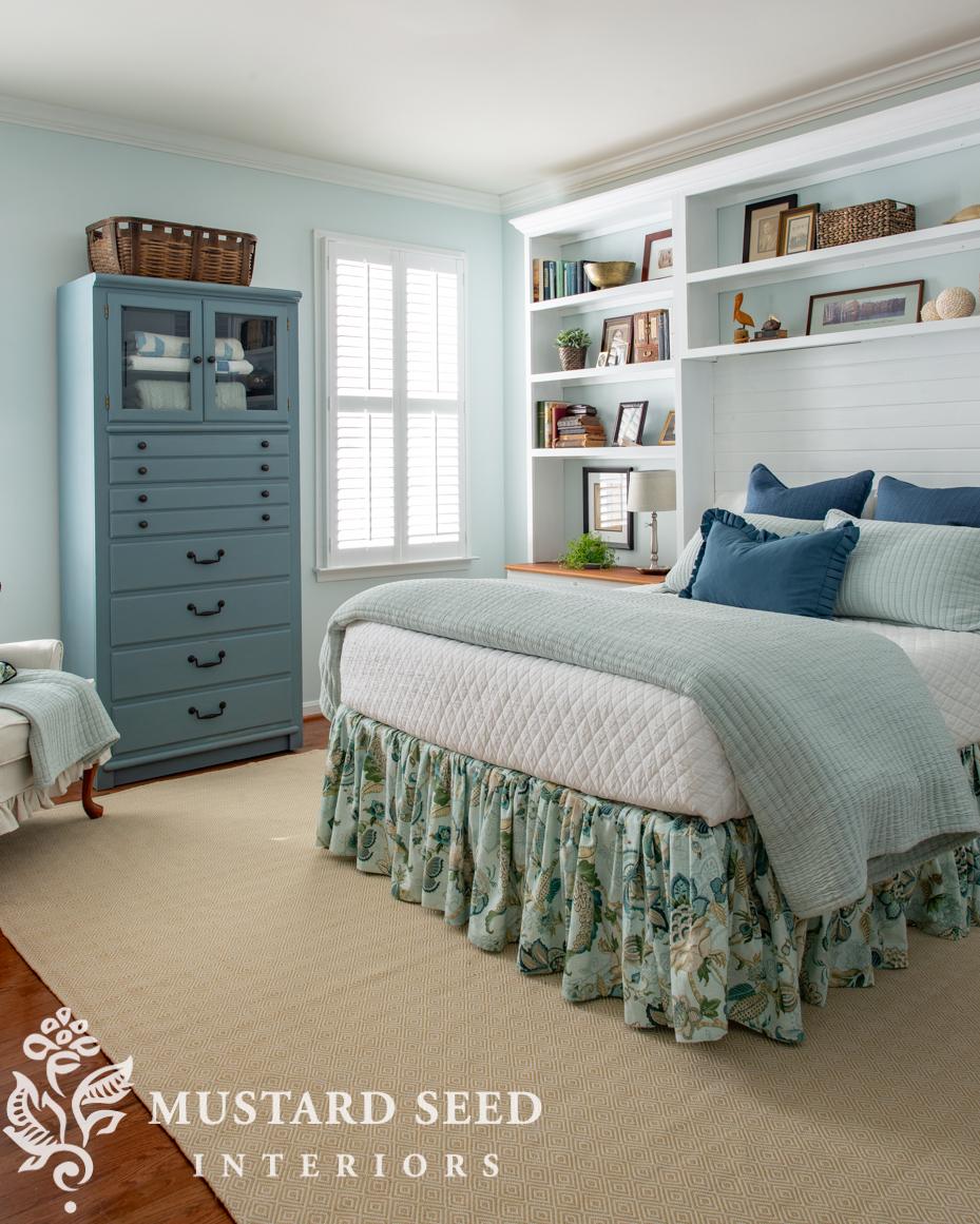 kim's coastal room makeover | miss mustard seed