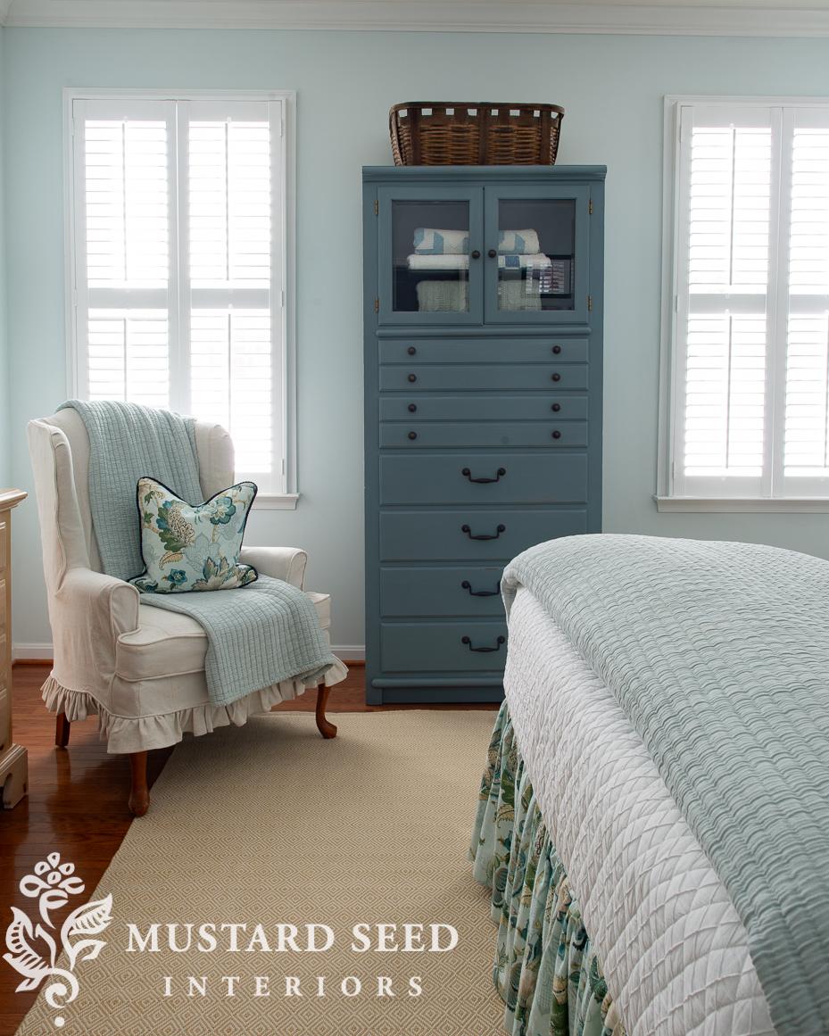 kim's coastal room makeover | miss mustard seed