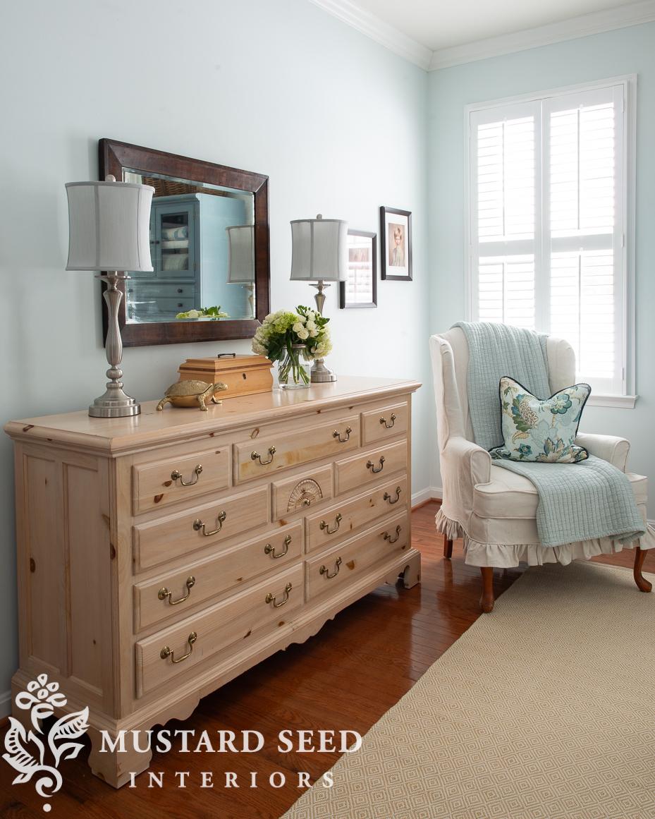 kim's coastal room makeover | miss mustard seed