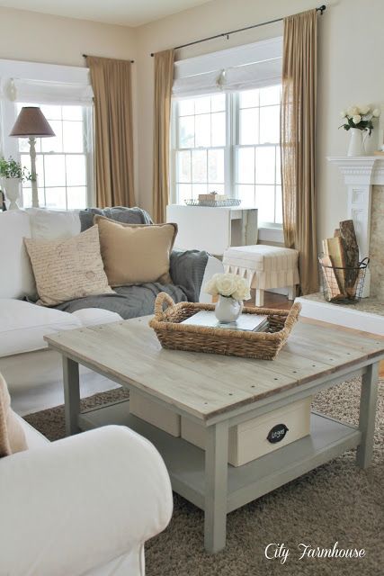 city farmhouse living room