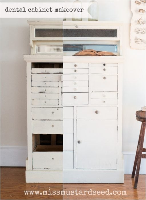 dental cabinet before & after | miss mustard seed