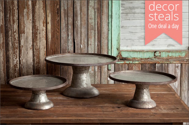 galvanized-cake-stands