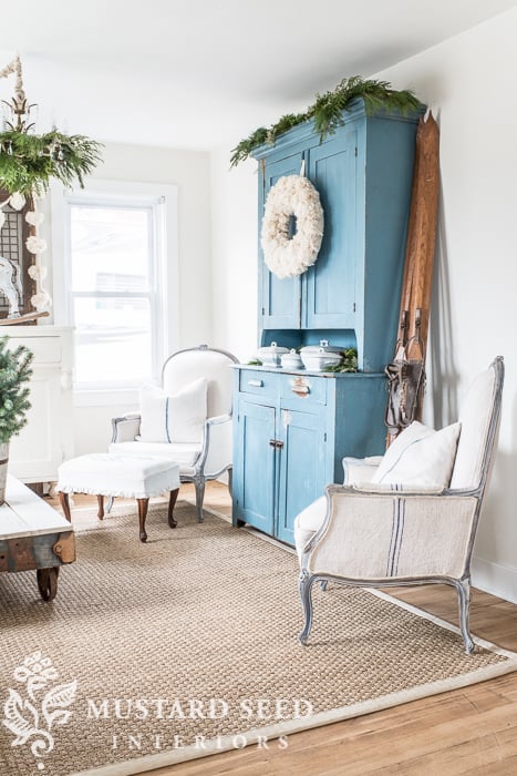 christmas living room | miss mustard seed