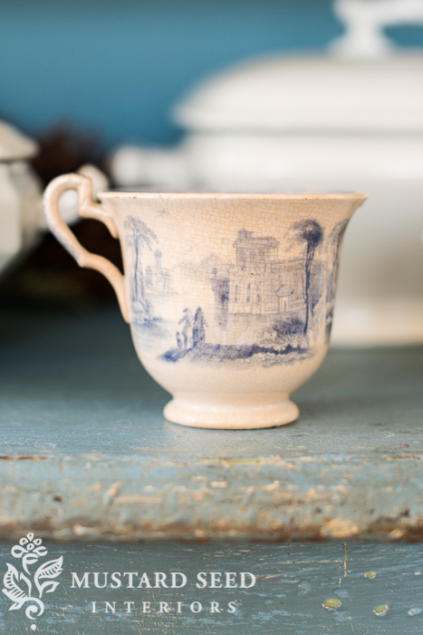 antique tea cup| miss mustard seed
