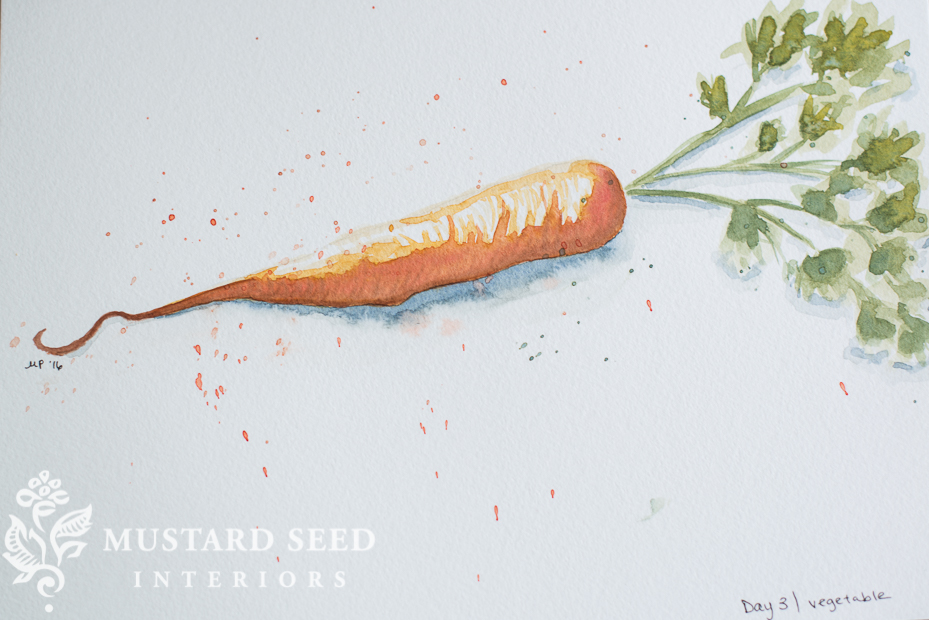 30-day watercolor challenge | miss mustard seed