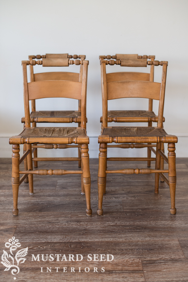 antique hancock chairs | miss mustard seed