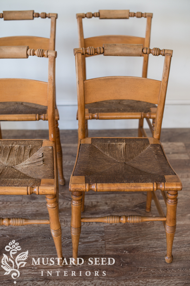 antique hancock chairs | miss mustard seed