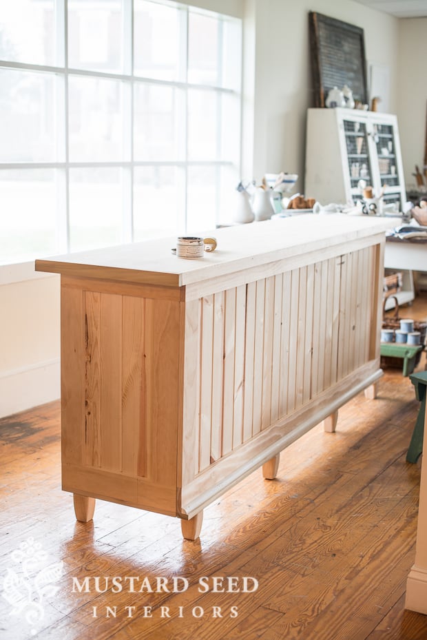 handmade vintage style mobile shop counter | antique markets | miss mustard seed