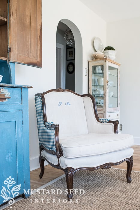 french begere chair | miss mustard seed