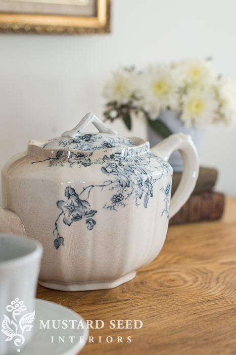 ironstone teapot | miss mustard seed
