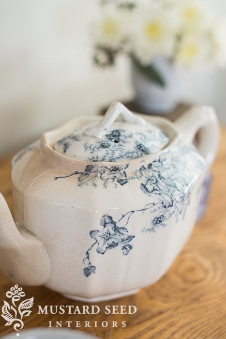 ironstone teapot | miss mustard seed