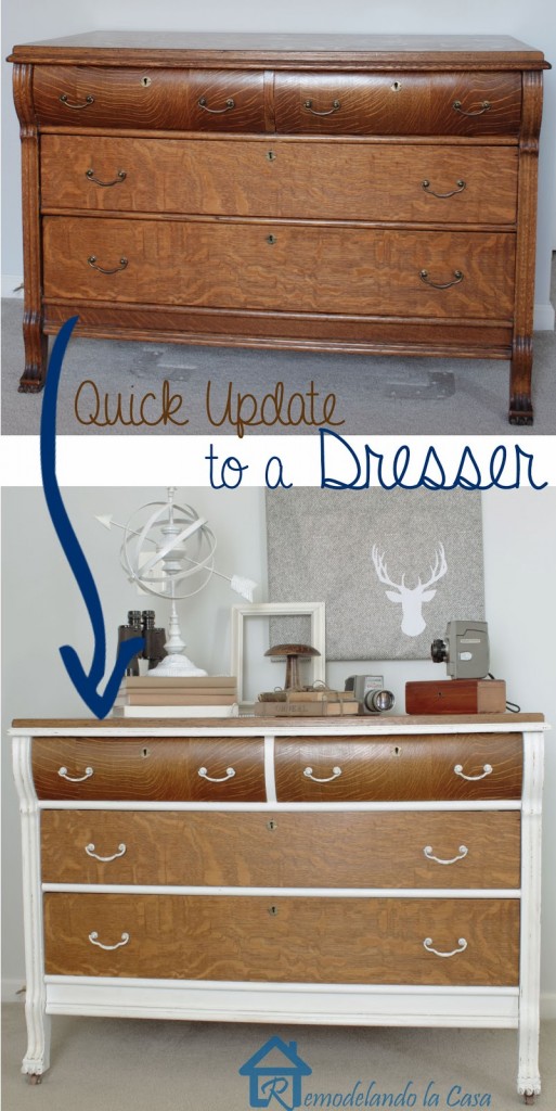 painted dresser quick update