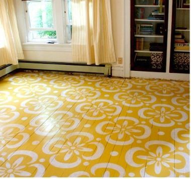 stenciled floors
