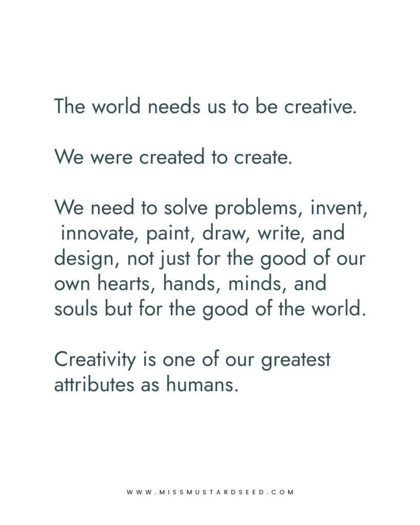 move slow and make things | marian parsons | miss mustard seed